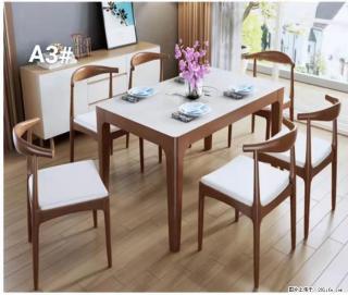 T08高级长方桌，胡桃色  1.35米带炉一桌四椅650元，现货11套。 - 北海28生活网 bh.28life.com