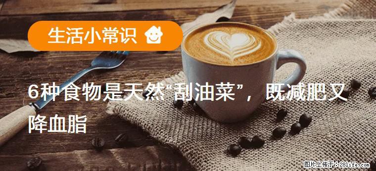 【生活小常识】6种食物是天然“刮油菜”,既减肥又降血脂 - 北海生活资讯 - 北海28生活网 bh.28life.com